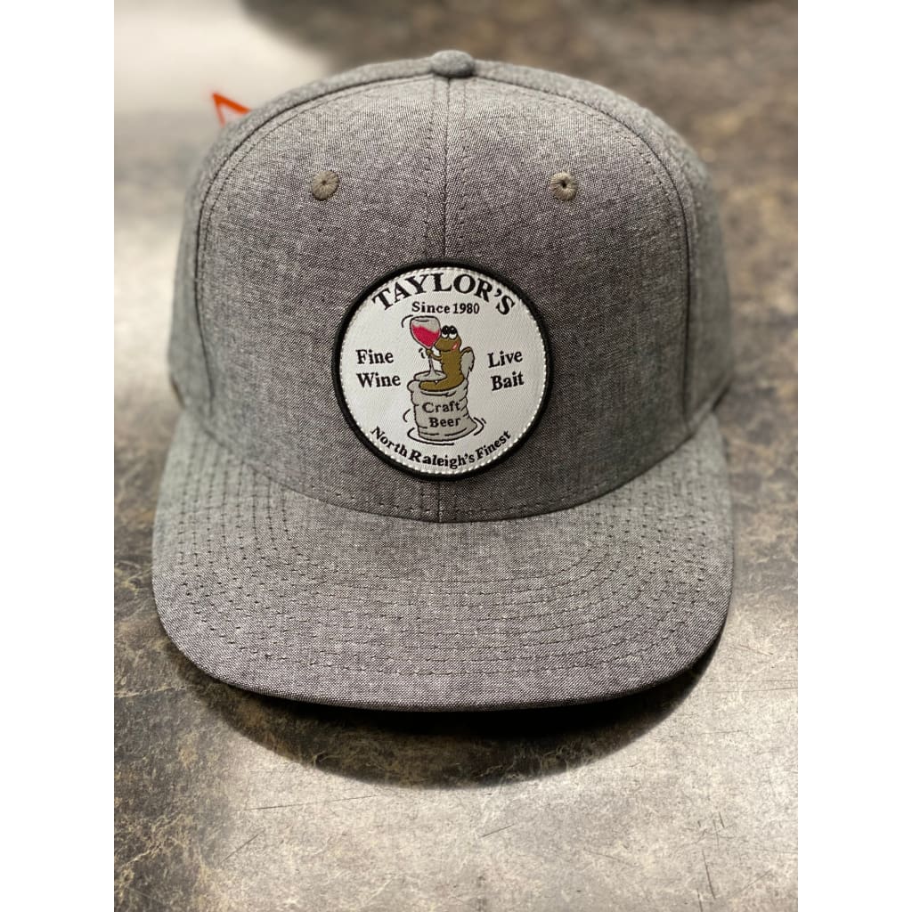 Taylor’s Trucker Hat Grey Herringbone (no mesh) Hat