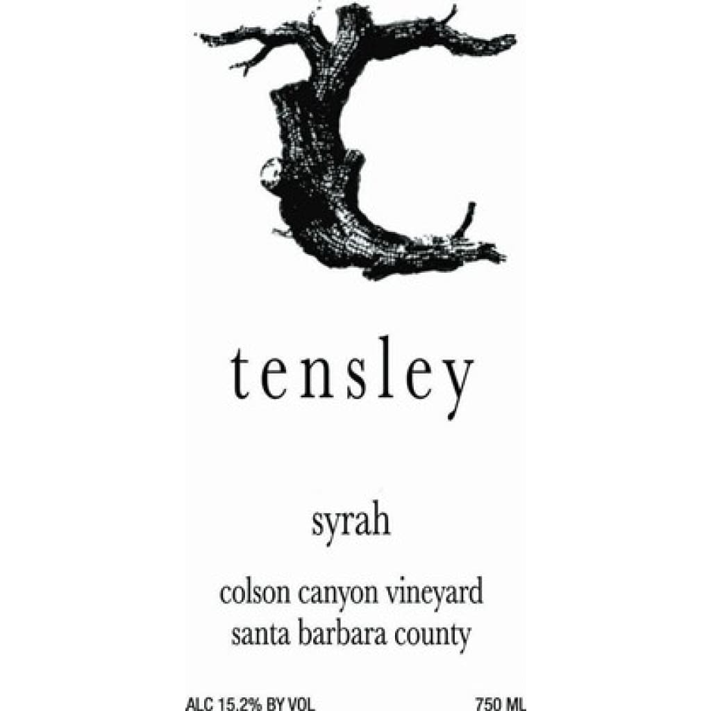 Tensley Colson Canyon Syrah 2013 - 94-97 Points (WA) - Taylor's Wine Shop