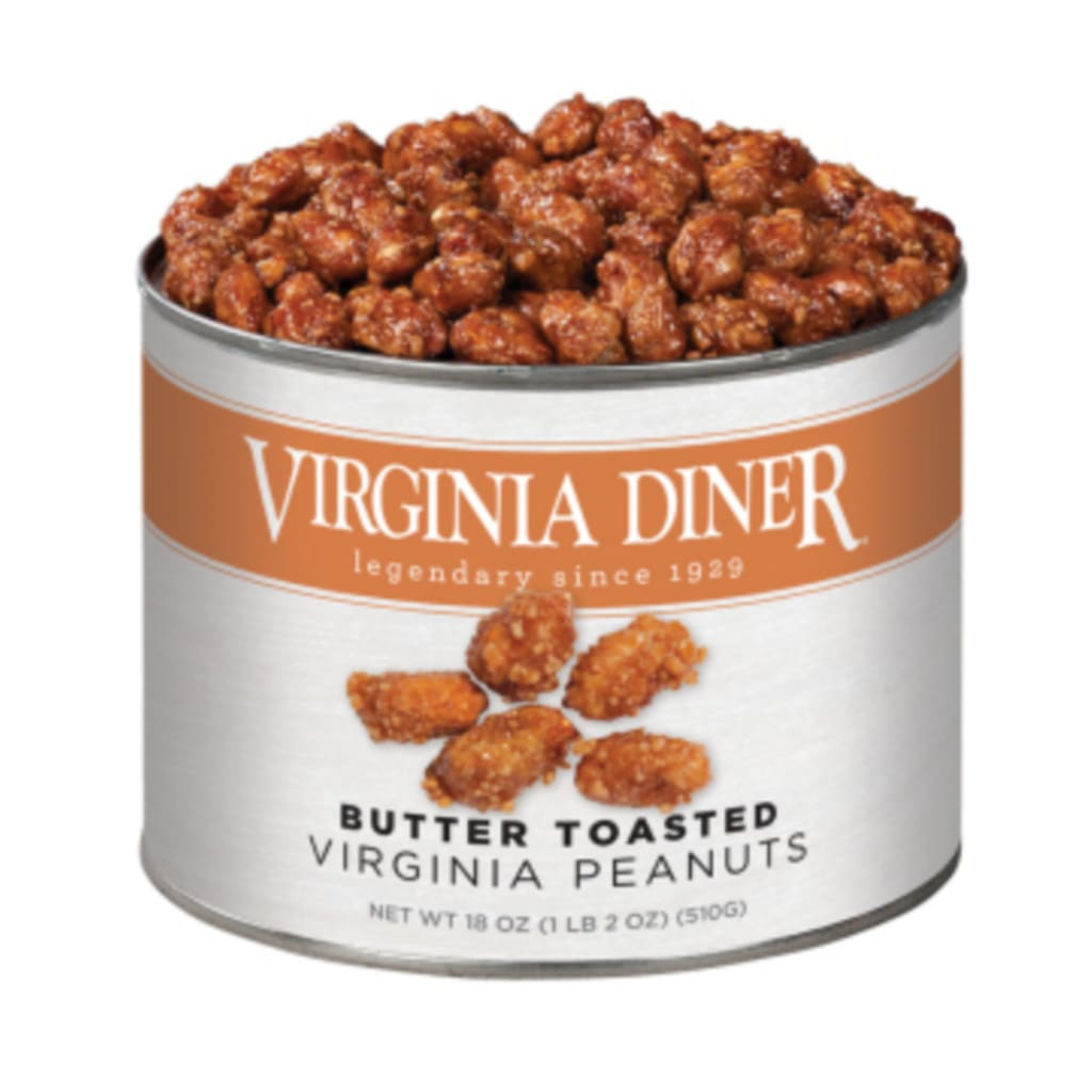 Virginia Diner Butter Toasted Peanuts 18oz Peanuts