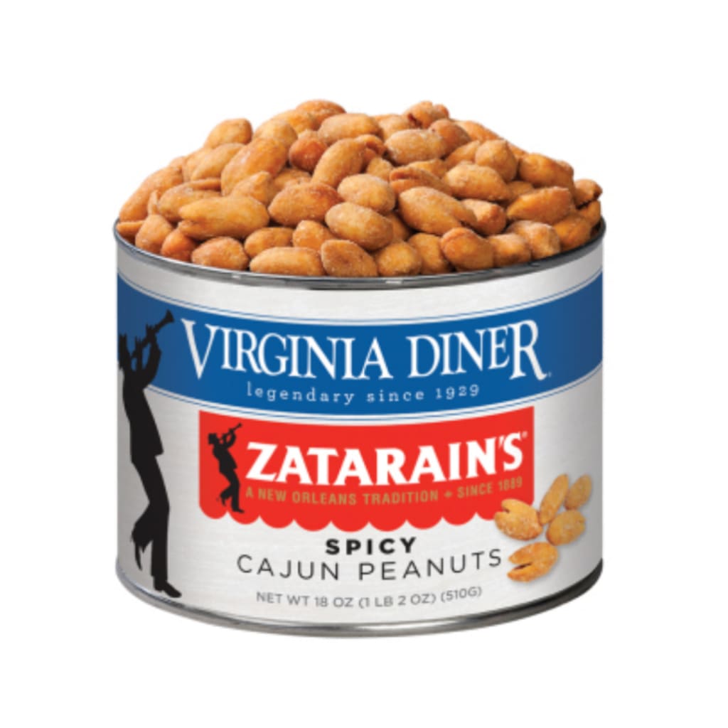 Virginia Diner Zatarain’s Spicy Cajun Peanuts 10oz Peanuts
