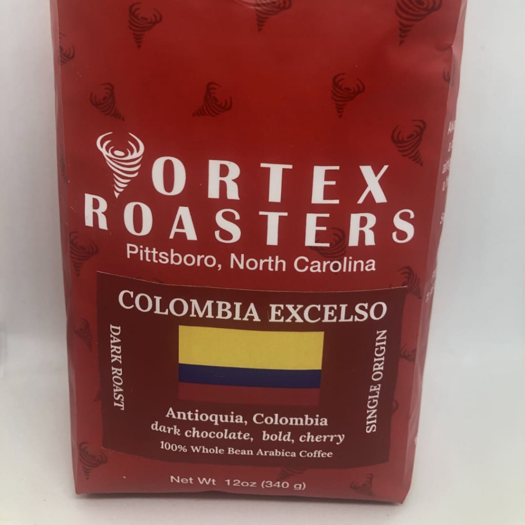 Vortex Roasters - Columbia Excelso 12oz Whole Beans / 12oz coffee